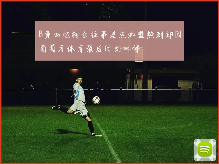 B费回忆转会往事差点加盟热刺却因葡萄牙体育最后时刻叫停