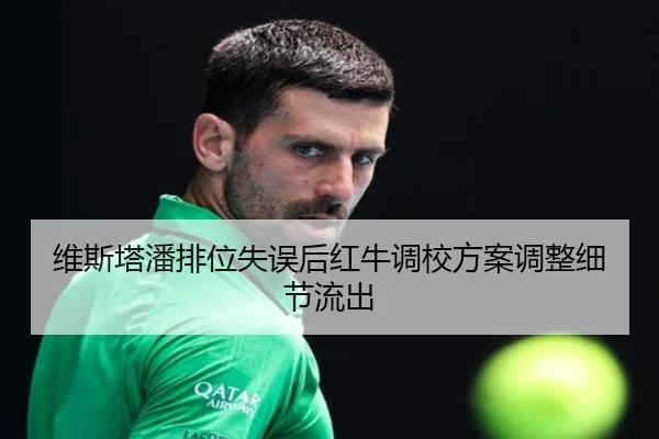维斯塔潘排位失误后红牛调校方案调整细节流出